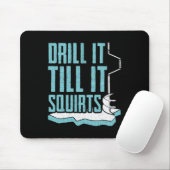 Funny Ice Fishing Design für Männer Frauen Eisfisc Mousepad (Mit Mouse)