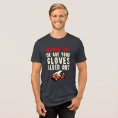 Funny Ice Hockey Enforcer T Shirt (Vorderseite voll)