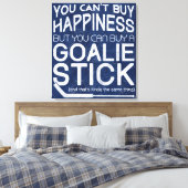 Funny Ice Hockey Goalie Artwork Leinwanddruck (Insitu (Schlafzimmer))