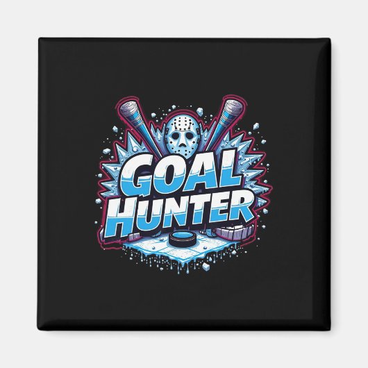 Funny Ice Hockey Quote Gift Goal  Magnet (Vorne)