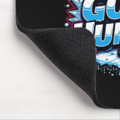 Funny Ice Hockey Quote Gift Goal  Mousepad (Ecke)