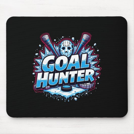 Funny Ice Hockey Quote Gift Goal  Mousepad (Vorne)