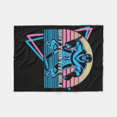 Funny Ice Hockey Retro Shut Your Five Hole  Fleecedecke (Vorderseite (Horizontal))