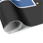 Funny Ice Hockey Senior 2024 Geschenkpapier (Rolleneckpunkt)