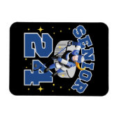 Funny Ice Hockey Senior 2024 Magnet (Horizontal)