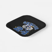 Funny Ice Hockey Senior 2024 Pappteller (Gewinkelt)