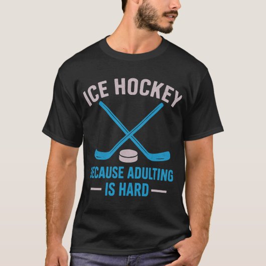 Funny Ice Hockeyt, weil Ehebruch harter T - Shirt (Vorderseite)