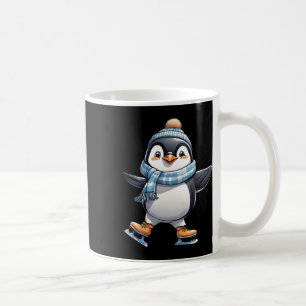 Funny Ice Skaten Penguin Abbildung Skater Skate Da Kaffeetasse