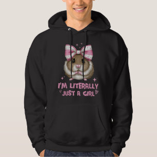 Funny, ich bin buchstäblich nur eine Girl Sad Hams Hoodie
