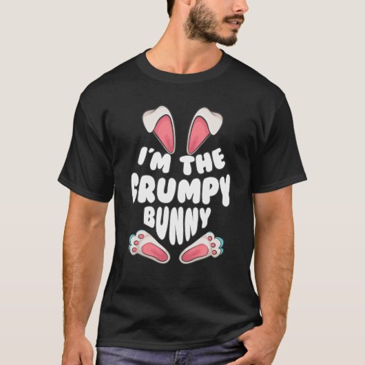 Funny, ich bin das gruselige Bunny Gabe Männer Fra T-Shirt (Vorderseite)