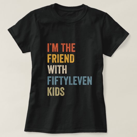 Funny ich bin der Freund mit Fiftyleven Kids Women T-Shirt (Design vorne)