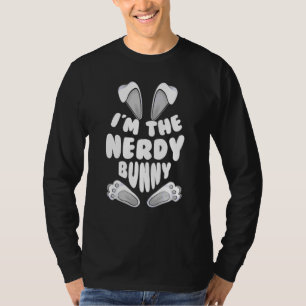 Funny, ich bin der Nerdy Bunny für Männer Frauen K T-Shirt