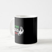 Funny Ich bin die Boss Italienische Nonna Nonno Ca Kaffeetasse (Vorderseite Links)