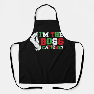 Funny Ich bin die Boss Italienische Nonna Nonno Ca Schürze
