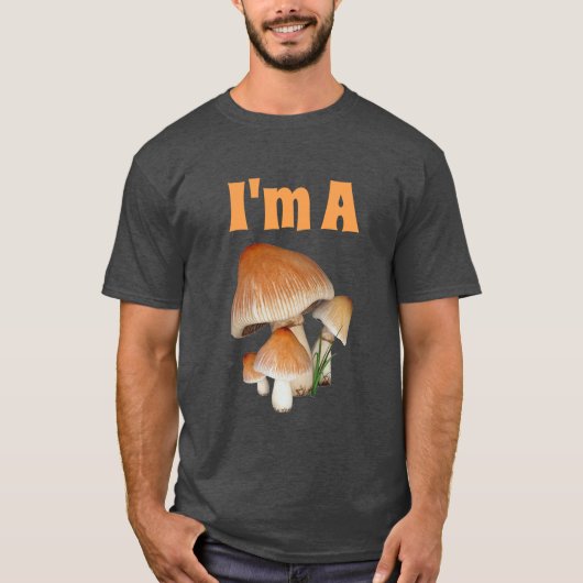 Funny "Ich bin ein Fungi" mit Pilzen T-Shirt (Vorderseite)