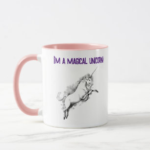 Funny Ich bin ein magisches Unicorn Dorky Fantasy Tasse