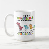 Funny Ich bin ein Nanasaurus bis zu 3 Kinder Kaffe Kaffeetasse (Links)