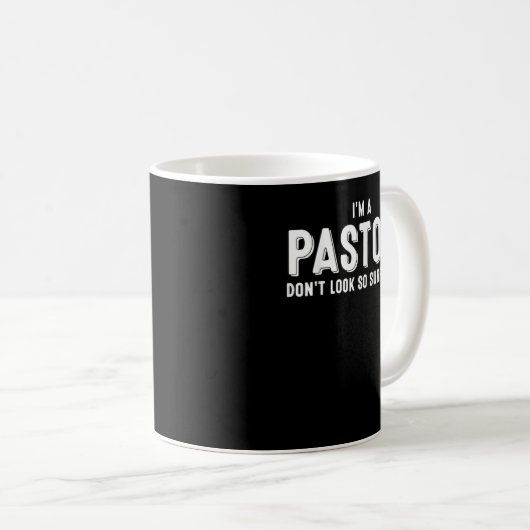 Funny ich bin ein Pastor Geschenk Niedlichen Chris Kaffeetasse (VorderseiteRechts)