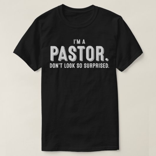 Funny ich bin ein Pastor Geschenk Niedlichen Chris T-Shirt (Design vorne)