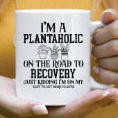 Funny, ich bin ein Plantaholiker Zweifarbige Tasse