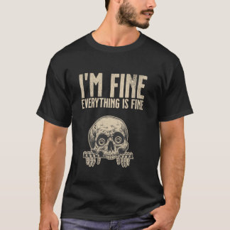 Funny ich bin ein schöner Peak Skull Ich bin fein T-Shirt