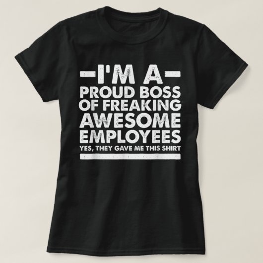 Funny, ich bin ein stolzer Boss freakender Phantas T-Shirt (Design vorne)