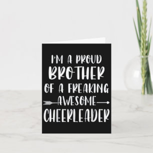 Funny, ich bin ein stolzer Cheer Bruder eines Chee Karte