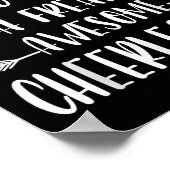 Funny, ich bin ein stolzer Cheer Bruder eines Chee Poster (Ecke)