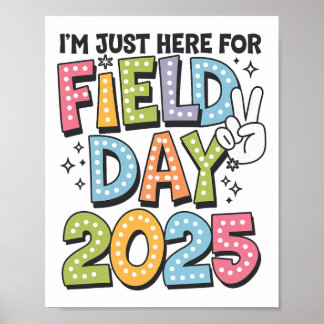 Funny ich bin gerade hier für Field Day 2025 für K Poster