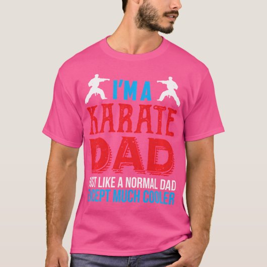Funny ich bin Karate Vater Tshirt Cool Karate Vate (Vorderseite)