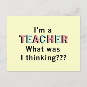 Funny, ich bin Lehrerin für Tshirts und Geschenke Postkarte