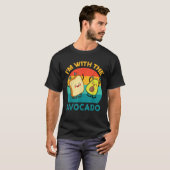 Funny ich bin mit dem Avocado Shirt Kinder Männer (Vorne ganz)