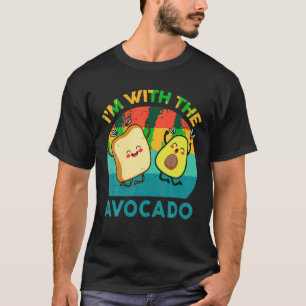 Funny ich bin mit dem Avocado Shirt Kinder Männer