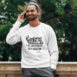 Funny "Ich bin mit Strahlung kontaminiert" Cat Mem T-Shirt
