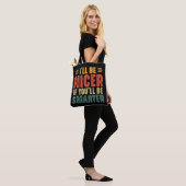 Funny, ich bin netter, wenn du klüger bist tasche (Am Model)