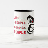 Funny, ich bin nicht ein Morgenmensch vor dem Kaff Tasse (Zentrum)