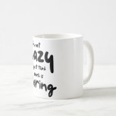 Funny, ich bin nicht faul kaffeetasse (VorderseiteRechts)