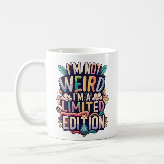 Funny, ich bin nicht komisch, ich bin eine limitie kaffeetasse (Links)