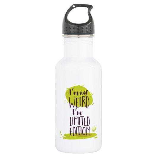 Funny, ich bin nicht komisch, ich bin Limited Edit Edelstahlflasche (Vorderseite)