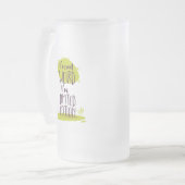 Funny, ich bin nicht komisch, ich bin Limited Edit Mattglas Bierglas (Vorderseite Links)