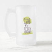 Funny, ich bin nicht komisch, ich bin Limited Edit Mattglas Bierglas (Links)