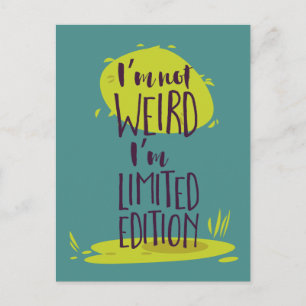 Funny, ich bin nicht komisch, ich bin Limited Edit Postkarte