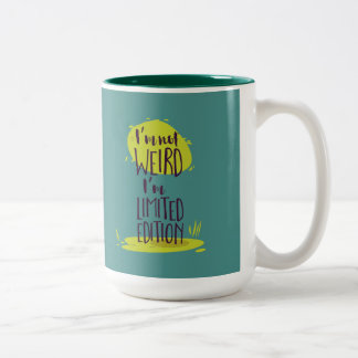 Funny, ich bin nicht komisch, ich bin Limited Edit Zweifarbige Tasse