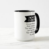 Funny, ich bin nicht unbeholfen tasse (VorderseiteRechts)