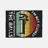 Funny ich bin nicht ungeschickt Pool Hall Billards Fleecedecke (Vorderseite (Horizontal))