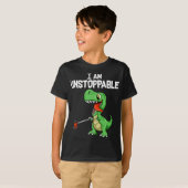 Funny Ich bin nicht zu stoppen T-Rex Dinosaur Grab T-Shirt (Vorne ganz)