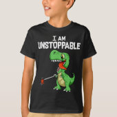 Funny Ich bin nicht zu stoppen T-Rex Dinosaur Grab T-Shirt (Vorderseite)