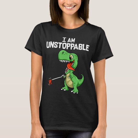 Funny Ich bin nicht zu stoppen T-Rex Dinosaur Grab T-Shirt (Vorderseite)