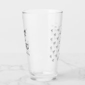 Funny Ich bin noch nicht krank von dir Valentinsta Glas (Links)