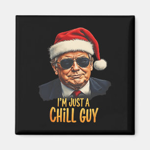 Funny, ich bin nur ein kalter Typ Trump Weihnachts Magnet